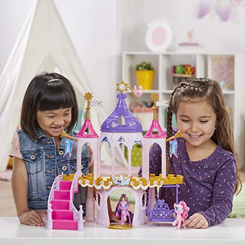 Château de l'amitié My Little Pony comprenant les figurines Twilight Sparkle et Pinkie Pony Pie Pony