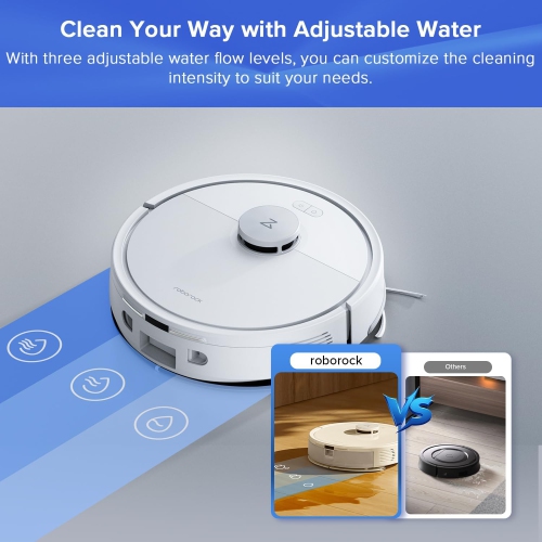 Roborock Q7 L5+ Robot Vacuum Cleaner with Auto-Empty Dock - White