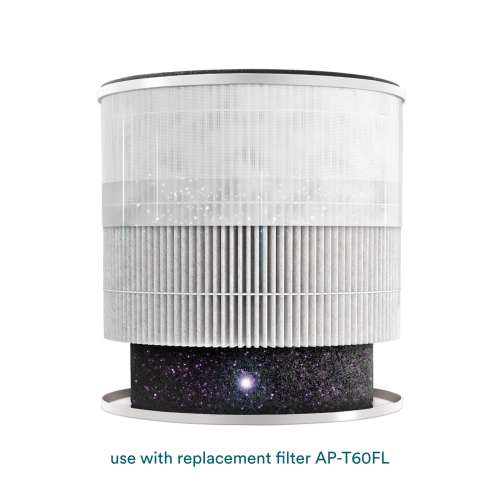 Homedics 3 in 1 HEPA Tabletop Air Purifier for Bedrooms & Offices