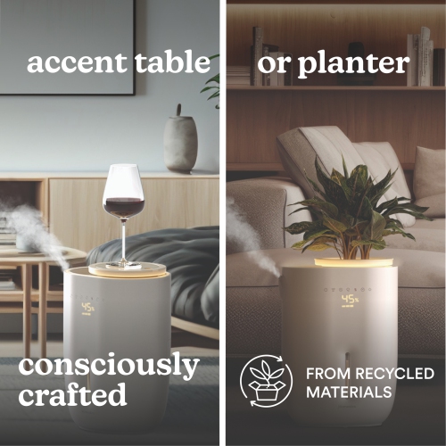 Homedics Nature Ultrasonic Warm & Cool Mist Humidifier - 60 hr Runtime