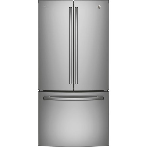 Open Box - GE 33" 25 Cu. Ft. French Door Refrigerator with Water & Ice Dispenser - SS - Perfect Condition