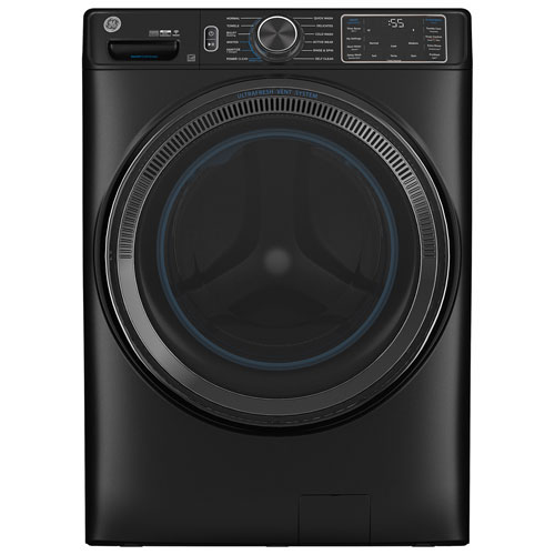 Open Box - GE 5.8 Cu. Ft. Front Load Steam Washer (GFW655SPVDS) - Carbon Graphite - Perfect Condition