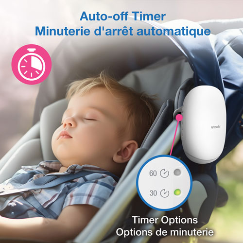 VTech V-Hush Rocker Sound & Motion Stroller Soother with Night Light