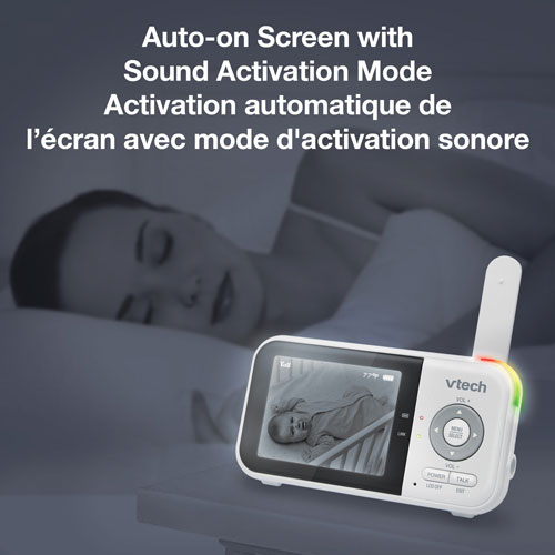 VTech 2.8" Video Baby Monitor with Night Light & Two-Way Communication (VM3258)