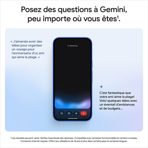 Pixel 10 256 Go de Google avec Freedom Mobile - Noir volcanique - Paiement Balance mensuel