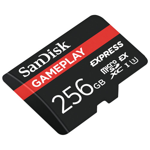 Sandisk GamePlay 256GB 880MB/s microSD Express Memory Card | Best