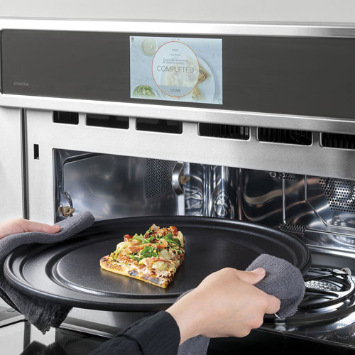 Café Smart 5-in-1 30" 1.7 Cu. Ft. Speed Electric Wall Oven with 120V Advantium (CSB913P2VS1) - Stainless