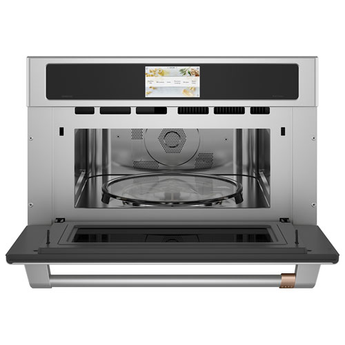 Café Smart 5-in-1 30" 1.7 Cu. Ft. Speed Electric Wall Oven with 240V Advantium (CSB923P2VS1) - Stainless