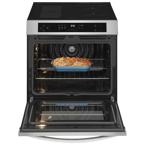 Frigidaire 30" 5.3 Cu. Ft. Fan Convection Freestanding Induction Air Fry Range (FCFI308CBS) - Stainless