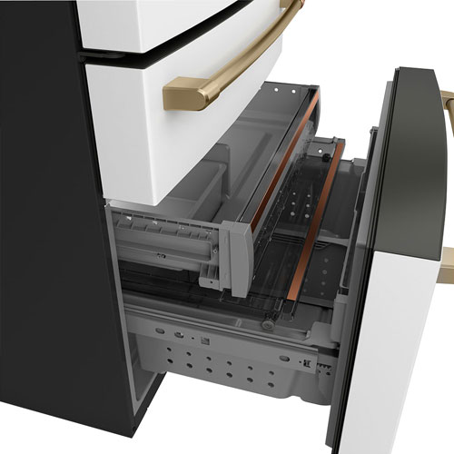 Café 34" 23.2 Cu. Ft. French Door Refrigerator with Water Dispenser - Matte White