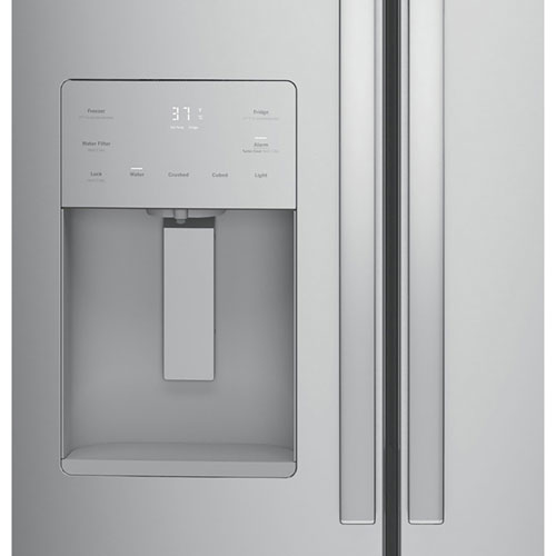 GE Profile 33" 24.8 Cu. Ft. French Door Refrigerator with Water & Ice Dispenser (PFE24HYRCFS) - Stainless
