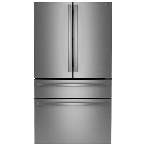 GE Profile 36" 28.7 Cu. Ft. French Door Refrigerator with Water Dispenser - Stainless Steel