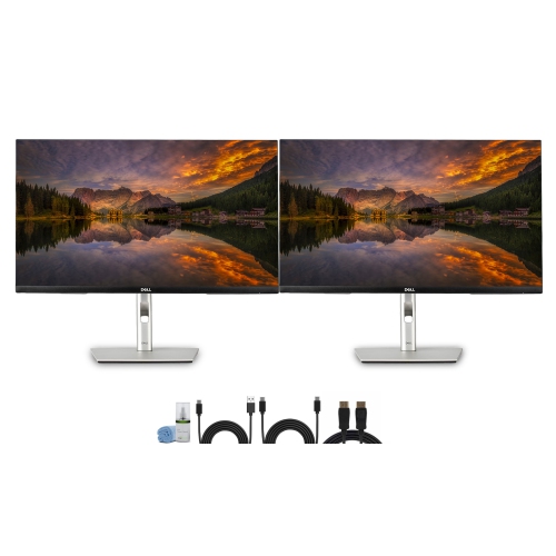 DELL  2 X P2725Qe 27" 4K Uhd USB Type-C Hub Monitor (P2725Qe) + Cleaning Kit