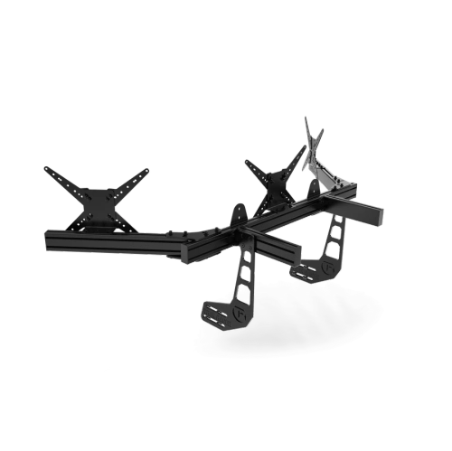 Trak Racer - Large Cockpit-Mounted Triple Monitor Mount - 1200mm / 47.25" Wide