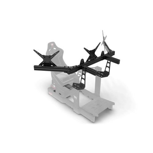 Trak Racer - Large Cockpit-Mounted Triple Monitor Mount - 1200mm / 47.25" Wide