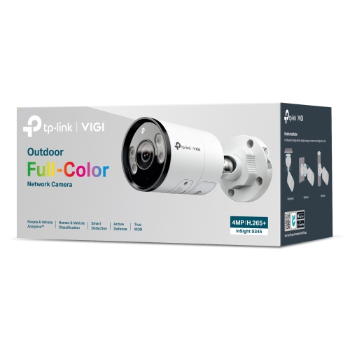 Caméra PoE compacte couleur 4 Mpx VIGI Insight S345 de TP-Link
