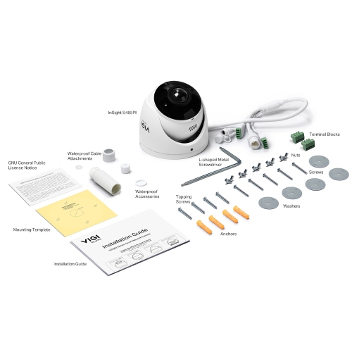 Caméra réseau infrarouge panoramique à tourelle VIGI Insight S485PI 8 Mpx de TP-Link