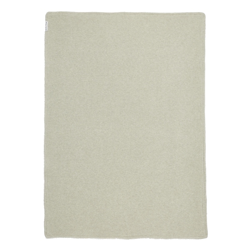 Couverture de lit de bébé en peluche de base en tricot - Mélange de sable - 100 cm 75