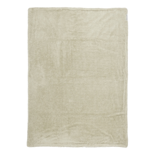 Couverture de lit de bébé en peluche de base en tricot - Mélange de sable - 100 cm 75