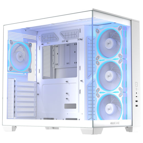 Boîtier d'ordinateur A32 PLUS Gaming ATX d'ASUS - Blanc
