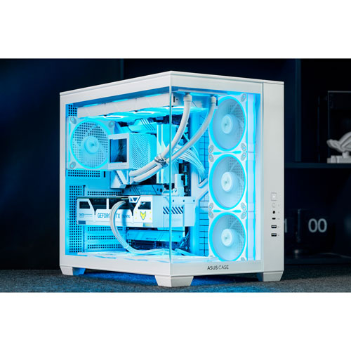 Boîtier d'ordinateur A32 PLUS Gaming ATX d'ASUS - Blanc