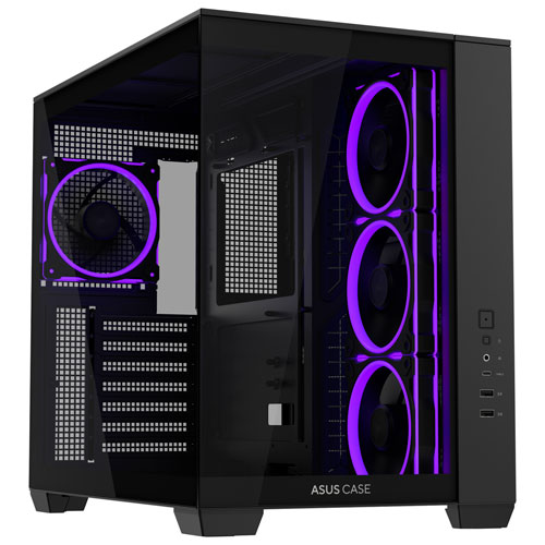 Boîtier d'ordinateur mi-tour ATX A32 PLUS Gaming d'ASUS - Noir