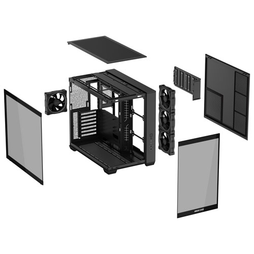 Boîtier d'ordinateur mi-tour ATX A32 PLUS Gaming d'ASUS - Noir