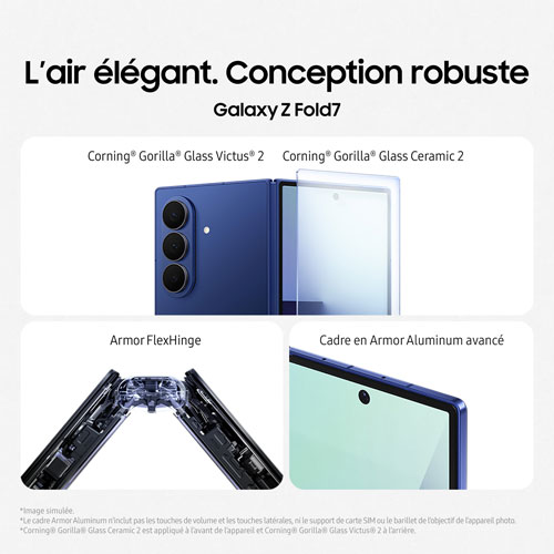 Samsung Galaxy Z Fold7 5G 256GB - Silver Shadow - Unlocked