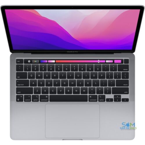 (Refurbished Excellent)-Apple MacBook Pro 13.3" w/Touch Bar MNEJ3LL/A-Apple M2 8-Core Chip-10-Core GPU-8GB RAM-512GB SSD-Space Gray-1 Year Warranty