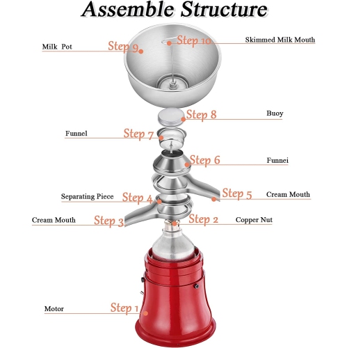 Electric Cream Separator Valore