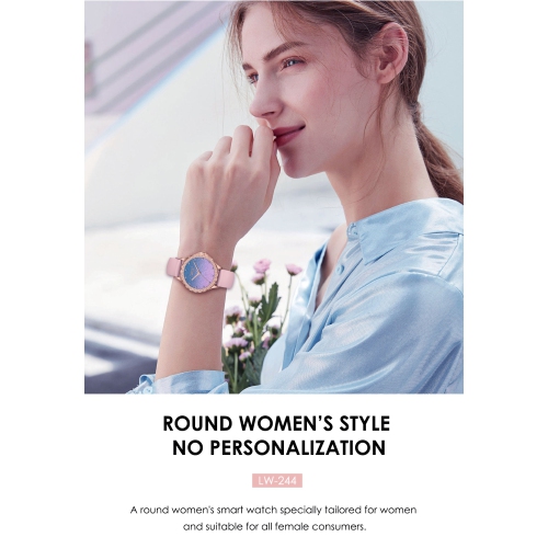 LENYES 1.2″ Round Women’s Smartwatch |Hi-Res Display · BT 5.2 Calling · IP67 Waterproof · 140 mAh