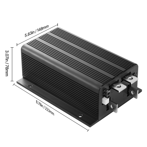VEVOR 36V & 500A Golf Cart Speed Controller, DC Motor Controller for Golf Carts, IP65 Rated Protection, Aluminum Alloy & ABS Housing, Compatible with