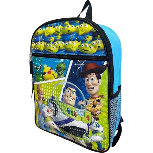 Toy Story 5-Piece Backpack Set with Lunch Bag, Water Bottle, Keychain & Clip for Kids
