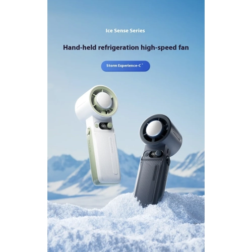 Portable Handheld Fan with Instant Cooling Technology, 199 Adjustable Speeds and High Speed Turbine, 6000mAh, Digital Display, Great for Outdoor