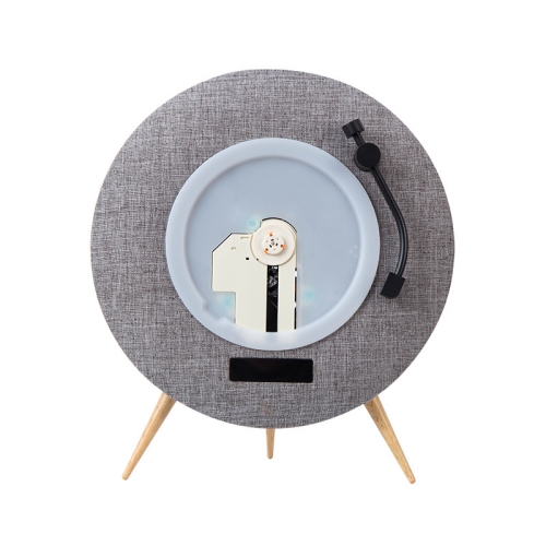 UFO CD player retro Bluetooth audio album CD player all-in-one, nostalgic music album portable CD player - gray