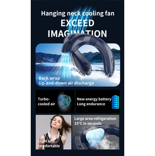 2025 New Fan Outdoor Fan Neck-mounted Cooling and Heating Instrument Neck-mounted Air Conditioner Neck-mounted Cooling Fan Neck-mounted Air
