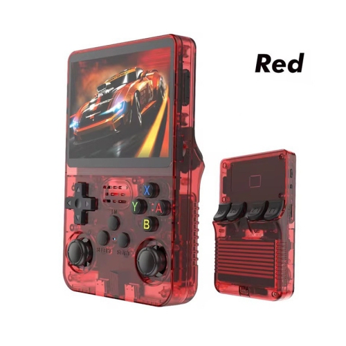 R36S handheld game console, 3.5-inch 640*480 IPS OCA screen, 3200mAh open source system, built-in 20000+ classic games, open source Linux system,