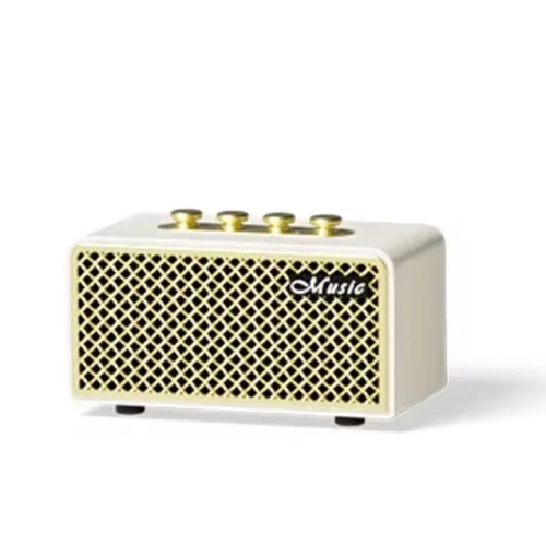 Karaoke wireless Bluetooth microphone and speaker all-in-one, portable outdoor home KTV retro speaker - Yunyan white single speaker