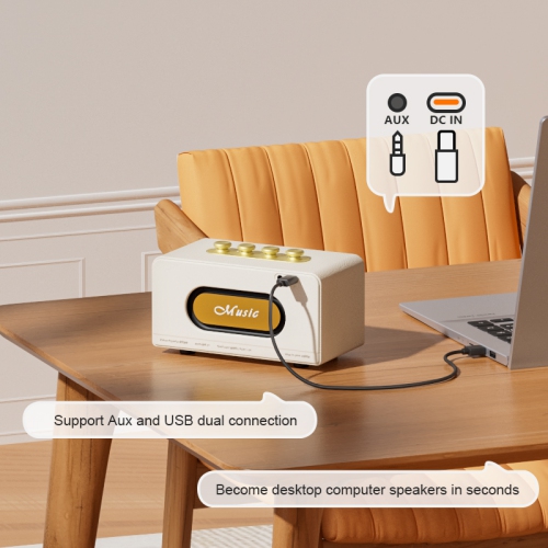 Karaoke wireless Bluetooth microphone and speaker all-in-one, portable outdoor home KTV retro speaker - streamer black speaker + single microphone