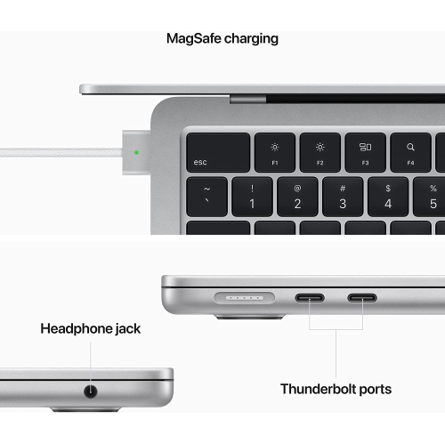 Apple MacBook Air 13.6" w/ Touch ID (2022) - Silver (Apple M2/ 24GB RAM/ 512GB SSD) -Eng by APPLE - Refurbished condition - Image 6