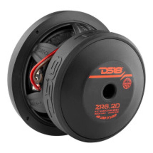 DS18 ZR6.2D 6.5" 300W RMS Car Subwoofer - Dual 2 Ohm