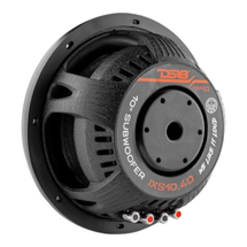 Haut-parleur d'extrêmes graves d'auto peu profond 600&nbsp;W 10&nbsp;po IXS10.2D DS18 - 2&nbsp;Ohm double