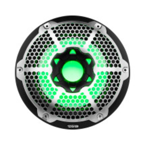 Haut-parleur d'extrêmes graves nautique 10 po DS18 NXL-10SUB/BK NXL avec éclairage RVB LED 300 W SVC 4 Ohm - Noir