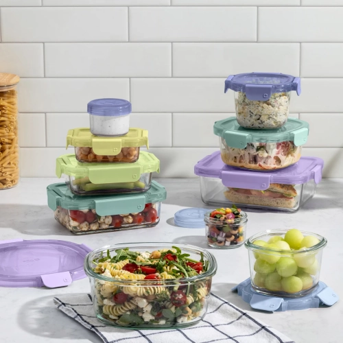 ELLO  Glass Food Storage Set, 20-Piece
