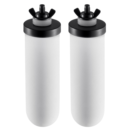 VEVOR 2 Packs Water Filters Replacement, Purification Elements, Ceramic Replacement Filters, Easy to Replace Water, Gravity Water Filter System,
