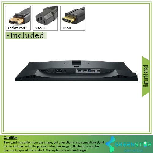 Refurbished(Good) - Dell P2421D 23.8" Widescreen 2560x1440 2K LED Backlight IPS Monitor