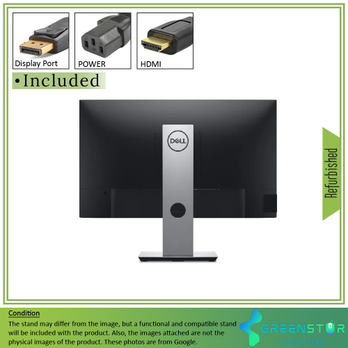 Refurbished(Good) - Dell P2421D 23.8" Widescreen 2560x1440 2K LED Backlight IPS Monitor