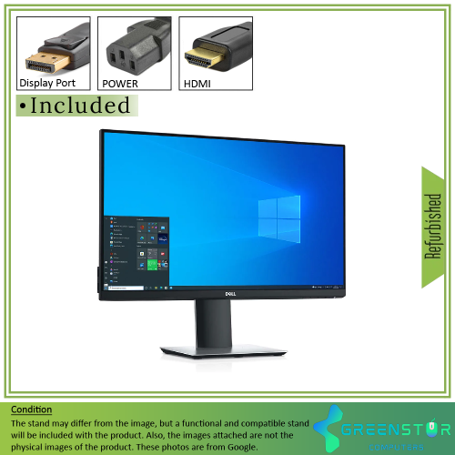 Refurbished(Good) - Dell P2421D 23.8" Widescreen 2560x1440 2K LED Backlight IPS Monitor