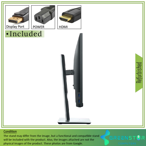 Refurbished(Good) - Dell P2421D 23.8" Widescreen 2560x1440 2K LED Backlight IPS Monitor