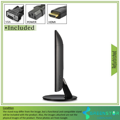 Refurbished(Good) - ViewSonic VA2459-SMH 24" Widescreen 1920x1080 Full HD IPS LED Monitor